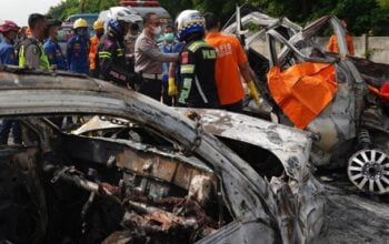 Kecelakaan maut Km 58 di Tol Jakarta-Cikampek