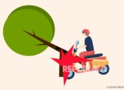 Motornya Tabrak Pohon, Pasangan Suami Istri Beserta Keponakannya Tewas di Kamojang Bandung