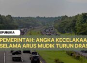 Angka Kecelakaan Selama Arus Mudik Turun Drastis