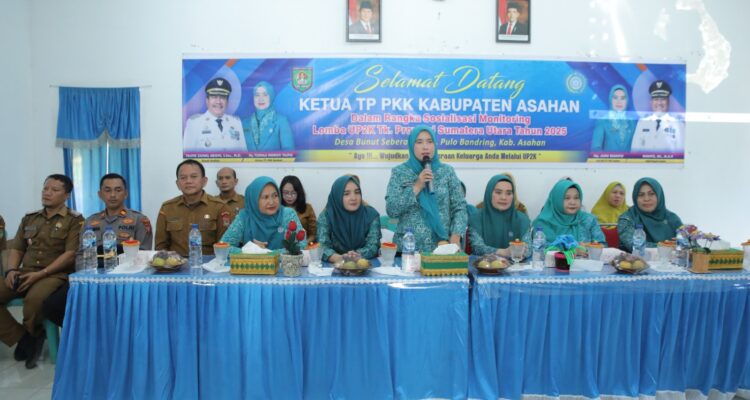 Tim Penggerak PKK Kabupaten Asahan Lakukan Pembinaan UP2K di Desa Tim Penggerak PKK Kabupaten Asahan Lakukan Pembinaan UP2K di Desa Bunut Seberang