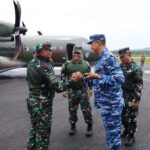 Kehangatan Penyambutan di Ujung Utara NKRI, Kunjungan Pangkogabwilhan I di Kehangatan Penyambutan di Ujung Utara NKRI, Kunjungan Pangkogabwilhan I di Lanud Raden Sadjad Natuna