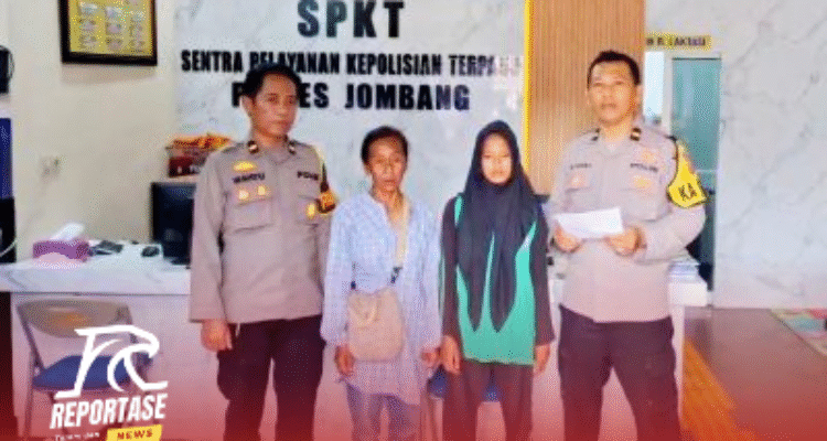 Laporan Kehilangan Ditindaklanjuti Kilat, Polres Jombang Temukan Remaja dalam Kondisi Laporan Kehilangan Ditindaklanjuti Kilat, Polres Jombang Temukan Remaja dalam Kondisi Selamat