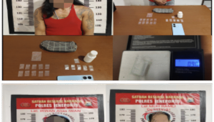 Putus Mata Rantai, Satresnarkoba Polres Jeneponto Ungkap Pelaku Jaringan Lintas Daerah