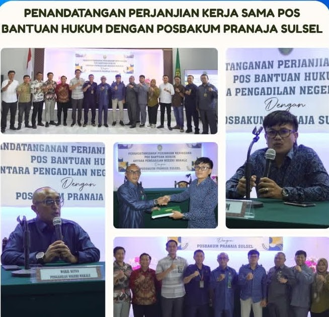 POSBAKUM PRANAJA SULSEL RESMI MASUK PN MAKALE, AKSES BANTUAN HUKUM WARGA TANA TORAJA KIAN TERBUKA